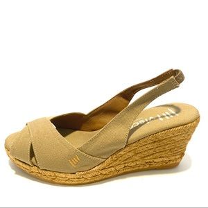 Viscata Calella Espadrille Wedge Size 8